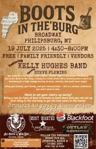 Boots in the 'Burg Poster